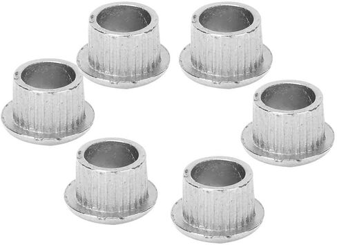 VBESTLIFE Set of 6 Metal Guitar Tuner Tuning Peg Conversion Bushings for Ferrules Repairing Guitar Parts Accessories in Saudi Arabia