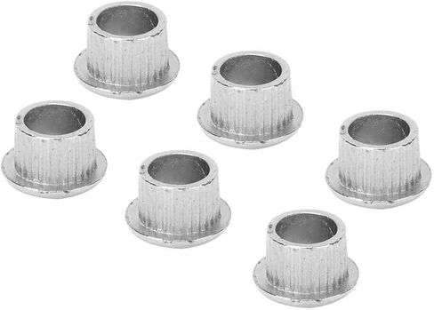 VBESTLIFE Set of 6 Metal Guitar Tuner Tuning Peg Conversion Bushings for Ferrules Repairing Guitar Parts Accessories in Saudi Arabia