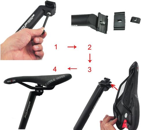 UPANBIKE Bicycle Seatpost 13.8inch (350mm) with Micro Adjust Clamp Diameter 25.4mm 27.2mm 28.6mm 30.8mm 31.6mm Bike Sest Post in Saudi Arabia