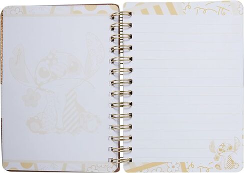 Enesco Disney Britto Midas Lilo and Stitch Flower Notebook Journal, 6 by 8 Inches, Multicolor in Saudi Arabia