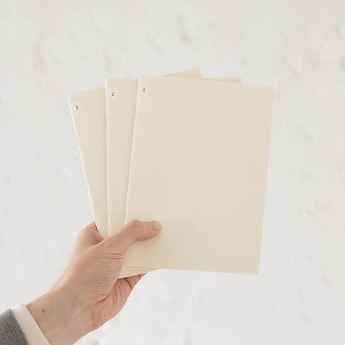 DESIGNPHIL Midori 15305006 Notebook, MD Notebook, Light, A5, Square Ruled, Set of 3, A in Saudi Arabia
