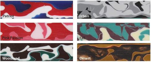 Penn State Industries WXFUN97 16pc Funline Acrylic Pen Blank Combo Pack 5/8" x 5/8" x 5" Square (Group C) in Saudi Arabia