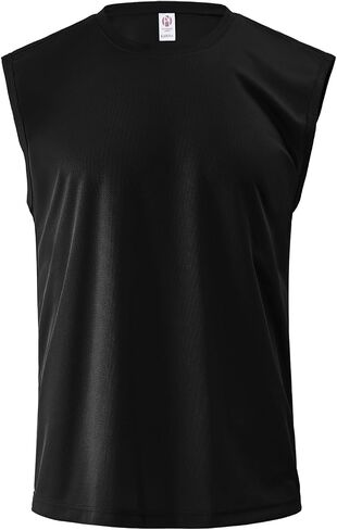 Gary Com Men's Pack Quick Dry Workout Tank Top Gym Stretch Muscle Tee Fitness Bodybuilding Sleeveless Crewneck T Shirt in Saudi Arabia