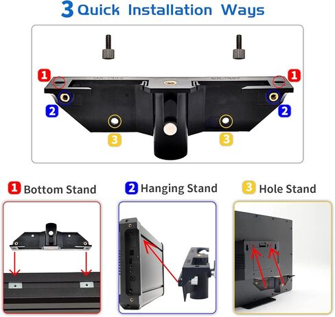 GANXIN مؤقت ساعة كرة السلة، 12/24/25/30/35/40/60 ثانية للعد التنازلي، ساعة تسديد محمولة مع صفارة لجميع الألعاب الرياضية (حامل ثلاثي القوائم (وحدة واحدة)) in Kuwait