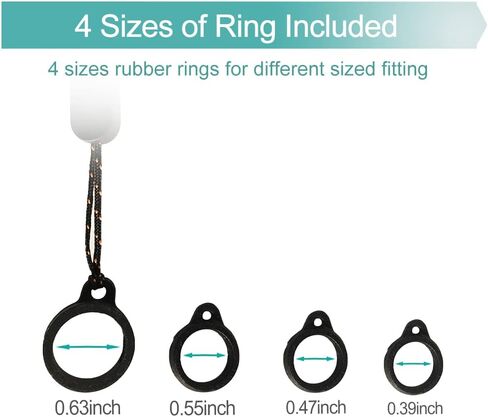 EaseToU Adjustable Transfer Set Holder Lanyard Valuable Peritoneal Dialysis PD Catheter Tube Line Accessories for Patient Shower Sleep Women Men, 2 Lanyards + 4 Rings in Kuwait