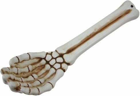 Pacific Giftware ArtMuseKitsMikash Cool Ceramic Skull Bowl W/Bone Spoon in Saudi Arabia