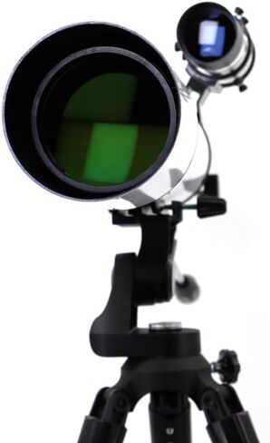 تلسكوب منكسر للسفر من SKYOPTIKST Astro 102AZ Altazimuth لمشاهدة كواكب القمر وسدم السماء العميقة محمول مطلي بالكامل in Kuwait