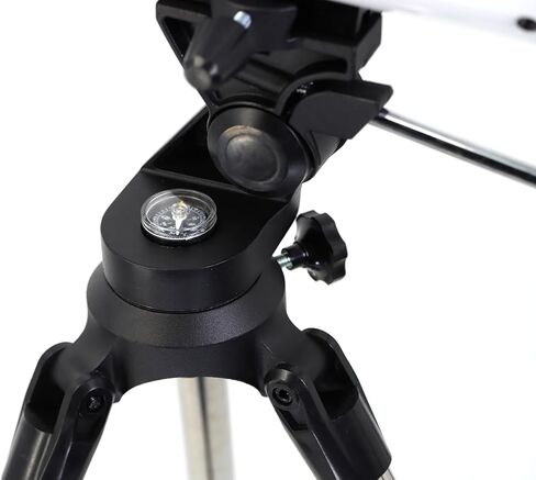 تلسكوب منكسر للسفر من SKYOPTIKST Astro 102AZ Altazimuth لمشاهدة كواكب القمر وسدم السماء العميقة محمول مطلي بالكامل in Kuwait