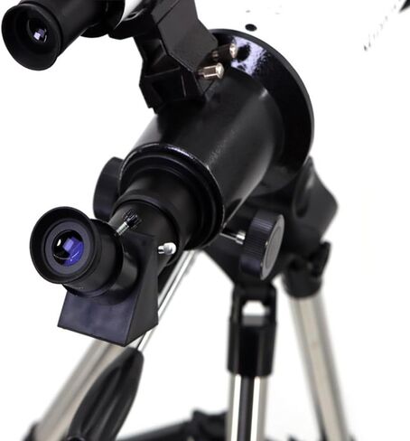 تلسكوب منكسر للسفر من SKYOPTIKST Astro 102AZ Altazimuth لمشاهدة كواكب القمر وسدم السماء العميقة محمول مطلي بالكامل in Kuwait