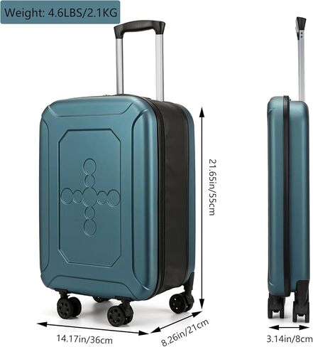 حقيبة أمتعة ELDA قابلة للطي مع عجلات وحقائب متينة قابلة للطي بالكامل مع قفل مركب للسفر للرجال والنساء in Kuwait