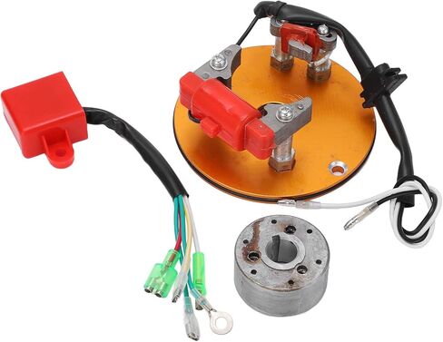 مجموعة الدوار الداخلي Magneto، مجموعة معدنية لسباق السيارات Magneto Stator Rotor Cdi بديلة لـ Lifan Yx 110 140 150cc ATV Pit Dirt Bike طقم ملحقات الدراجة الدوارة Pit Bike Kit الدوار Pit Bike in Kuwait