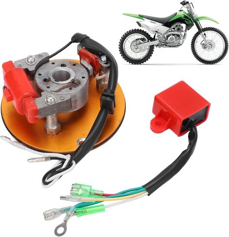 مجموعة الدوار الداخلي Magneto، مجموعة معدنية لسباق السيارات Magneto Stator Rotor Cdi بديلة لـ Lifan Yx 110 140 150cc ATV Pit Dirt Bike طقم ملحقات الدراجة الدوارة Pit Bike Kit الدوار Pit Bike in Kuwait