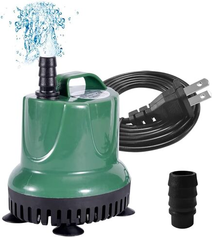 Submersible Water Fountain Pump (1600L/H, 25W) for Outdoor Pond, Backyard Fountain, Aquarium, Water Feature, Statuary Garden, Fish Tank in Saudi Arabia