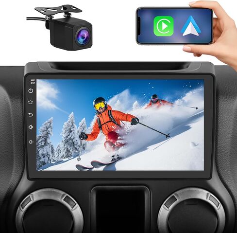 Car Radio Stereo for Jeep Wrangler JK Compass Grand Cherokee Dodge Ram with CarPlay Android Auto in Saudi Arabia