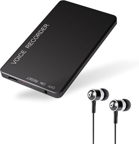 128GB Voice Recorder Vivaniir, 350 Hours Long Recording Time (2500mAh Massive Battery), USB-C Voice Activated Recorder with Playback and Noise Reduction, Ideal for Meeting Interview Lecture Class in Saudi Arabia