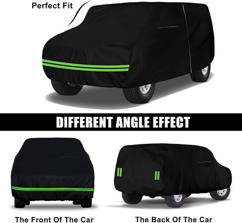 Waterproof Car Cover Compatible with 2003-2007 Toyota/Scion xB All Weather 300D Car Covers with Zipper Door & Lock for Snow Rain Protection in Saudi Arabia