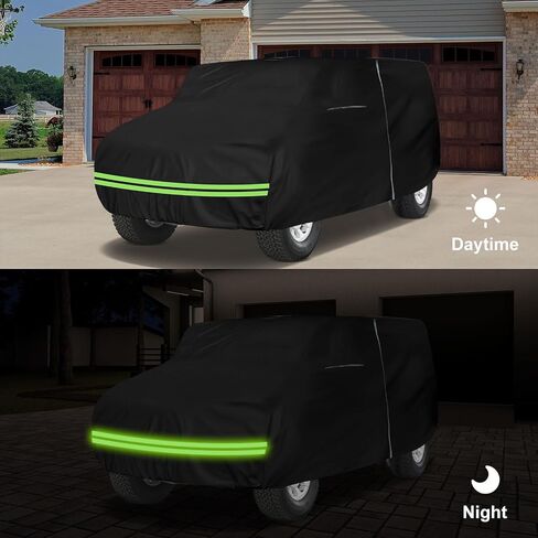 Waterproof Car Cover Compatible with 2003-2007 Toyota/Scion xB All Weather 300D Car Covers with Zipper Door & Lock for Snow Rain Protection in Saudi Arabia