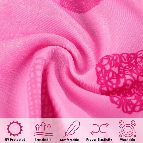 12 Pairs Breast Cancer Awareness Arm Sleeves Pink Ribbon Compression Sleeve Unisex Arm Bands Baseball for Sports in Saudi Arabia