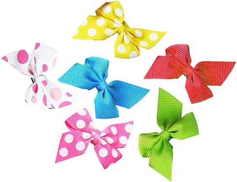 hipgirl لطيف جرو لوازم الكلب الملحقات للكلاب الصغيرة، الكلب مقاطع زهرة الشعر، الكلب الأقواس الشعر للكلاب الصغيرة، الحيوانات الأليفة الملحقات الشعر الأقواس للكلاب، الحيوانات الأليفة الاستمالة المنتجات-6ct 2 "مقاطع الشعر الدولاب in Kuwait