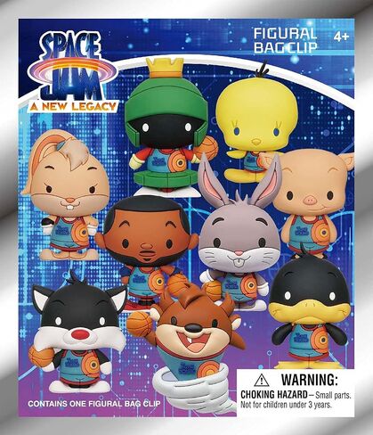 Warner Bros. Space Jam 2 A New Legacy 3D Foam Bag Clip في حقيبة عمياء in Saudi Arabia