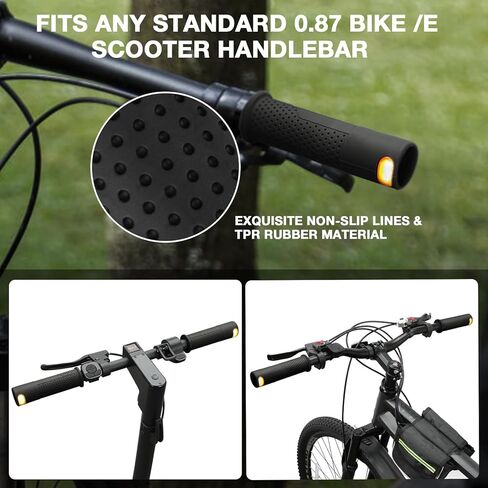 مقابض مقود الدراجة الإلكترونية/الدراجة إشارة الانعطاف، مقود دراجة قابل لإعادة الشحن USB مقابض إشارة الانعطاف سكوتر مع جهاز تحكم عن بعد، مقبض بديل مقاوم للماء/دراجة سكوتر ضوء تحذير للسلامة in Kuwait