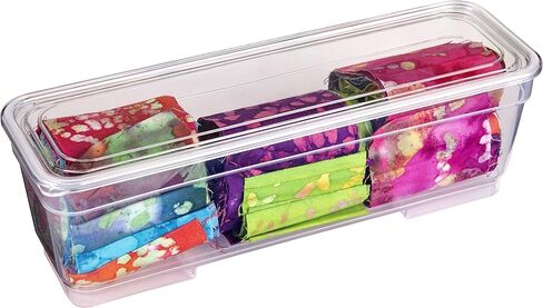 ArtBin 6969AG Bins with Lids 3-Pack, [3] Small Art & Craft Organizer Boxes, Clear in Saudi Arabia
