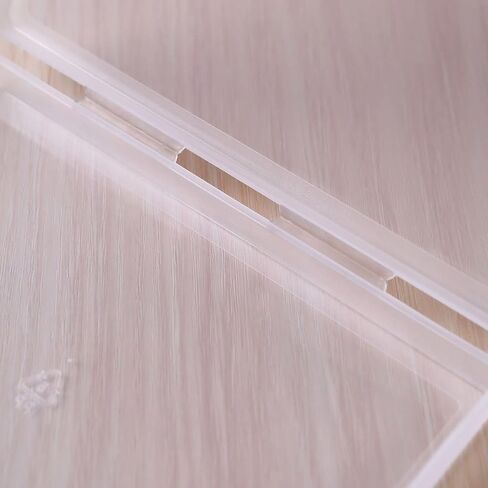 Paialco A5 Clear Plastic Storage Box, 6 x 8 Inch Flat Case Holder for Beads/Tools/Letters/Papers in Saudi Arabia