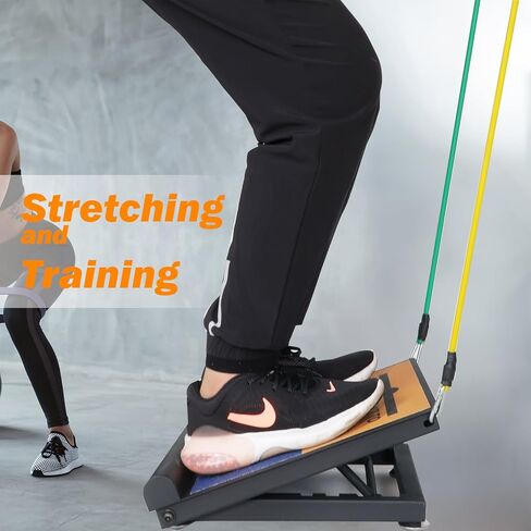 لوح مائل من Lovind عالي التحمل، لوح مائل احترافي لعضلة الساق - لوح مائل قابل للتعديل لتمدد ربلة الساق مع مضاد إضافي للنعال in Kuwait
