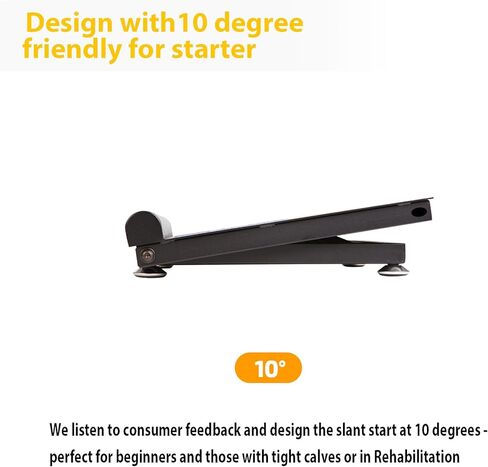 لوح مائل من Lovind عالي التحمل، لوح مائل احترافي لعضلة الساق - لوح مائل قابل للتعديل لتمدد ربلة الساق مع مضاد إضافي للنعال in Kuwait