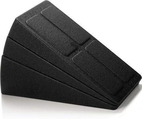 DEAYOU 3 Pack Slant Board Calf Stretcher, 12" Yoga Foam Workout Wedge, Squat Wedge Incline Board, Foot Stretching Block for Improve Lower Leg Strength, Physical Therapy, Exercise, Adjustable Angles in Saudi Arabia