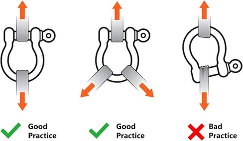 NECMETU D حلقة أغلال 3/8 بوصة 10 مللي متر مرساة تكبل الفولاذ المقاوم للصدأ 316 قارب تكبل ، الثقيلة برغي دبوس سلاسل أغلال in Kuwait