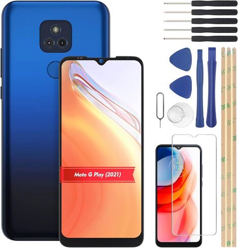 شاشة LCD YHX-US لهاتف Motorola Moto G Play 2021 مجموعة استبدال الشاشة التي تعمل باللمس مع أدوات - وليس لـ Moto G Play 2020 in Kuwait