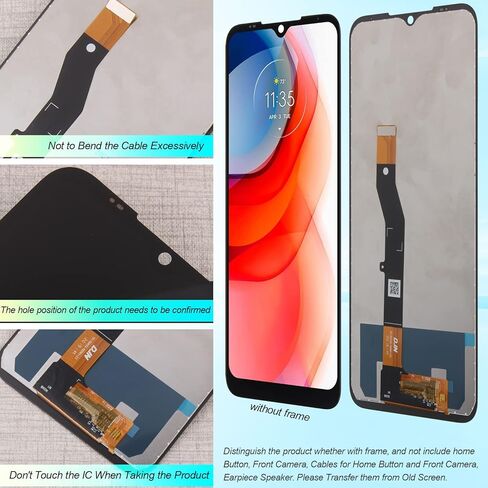 شاشة LCD YHX-US لهاتف Motorola Moto G Play 2021 مجموعة استبدال الشاشة التي تعمل باللمس مع أدوات - وليس لـ Moto G Play 2020 in Kuwait