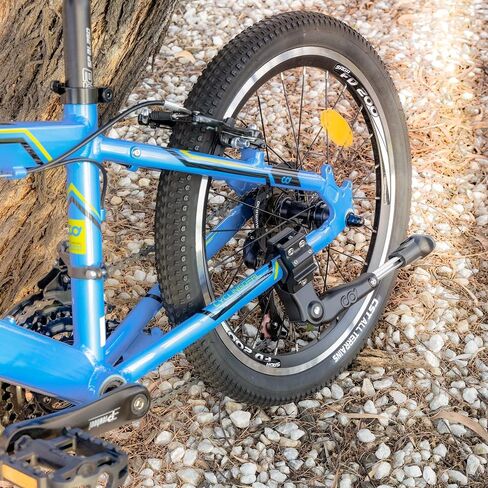 مسند دراجة من CyclingDeal لدراجات الأطفال مقاس 16 بوصة إلى 20 بوصة، نوع التثبيت الخلفي القابل للتعديل - سبائك الألومنيوم عالية الجودة مع تصميم مشبك جديد in Saudi Arabia