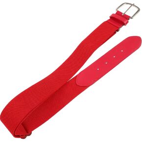 Totority Youth Baseball Belt Red Elastic Alloy Buckle Stretch Softball Protective Waistband for Boys Unisex Sports Gear in Saudi Arabia