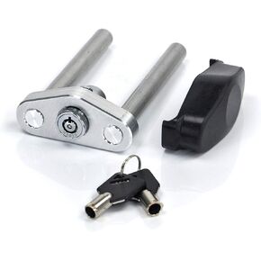 Weigh Safe WS03 - قفل منزلق مزدوج الدبوس - سيعمل فقط مع أدوات الوزن الآمنة: حامل كرة آمن للوزن وخط ربط 180 من المنتجات، فضي in Kuwait