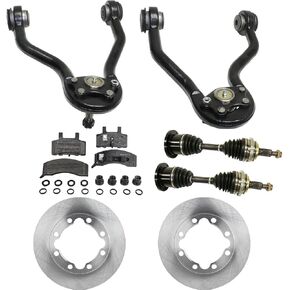 Replacement CV Axle Kit with Brake Discs, Brake Pads and Control Arms fits Chevrolet K2500 4WD V8 Gas Front in Saudi Arabia