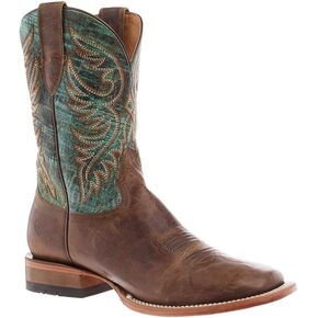 حذاء ARIAT الرجالي Wiley Tall Western Boot بمقدمة مربعة واسعة - 10064000 11 D(M) US in Kuwait