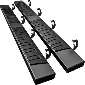 Running Boards 6 Inches for Double Cab Chevy Silverado/GMC Sierra 2007-2018 1500 | 2019 Limited/LD | 2007-2019 2500HD/3500HD (2 Full 2 Half Size Doors) Stainless Steel Side Steps Rails Nerf Bars 6" in Kuwait