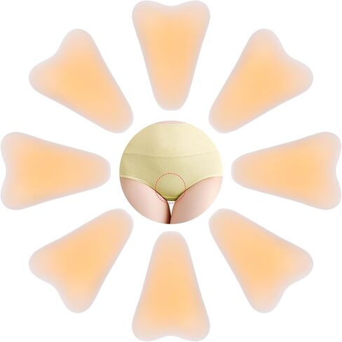 8-Pack Upgraded Camel Concealer Toe Cover for Women, Adhesive Reusable Silicone Pads with No-Bump Design, Anti Camel Insert for Swimsuit Yoga Leggings, Comfortable Fit in Saudi Arabia