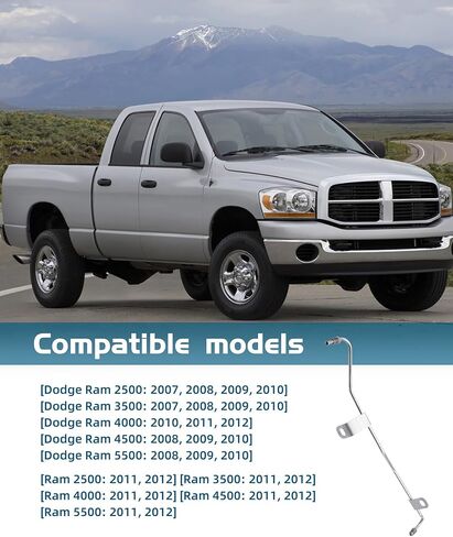 Exhaust Gas Recirculation (EGR) Line Fits For Dodge Ram 2500、3500、4500、5500 6.7L Cummins Diesel Engines，Replaces # 68038087AA,68005182AA,EGR9002,598-166,598166 in Saudi Arabia