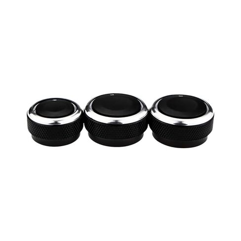 Air Conditioning Knob 3 Pcs Set Compatible with 2004 2016 Car Heat Control Switch Aluminium Accessory in Saudi Arabia