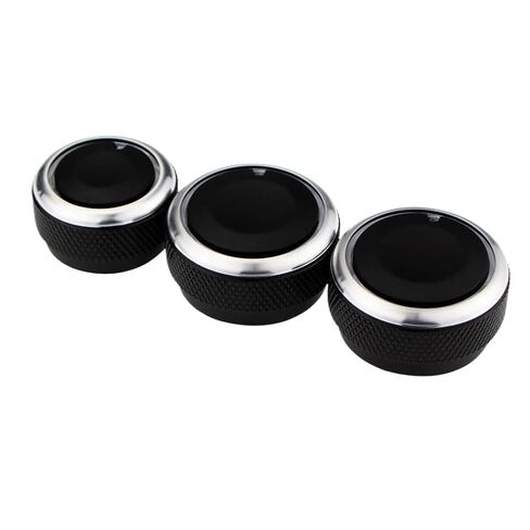 Air Conditioning Knob 3 Pcs Set Compatible with 2004 2016 Car Heat Control Switch Aluminium Accessory in Saudi Arabia