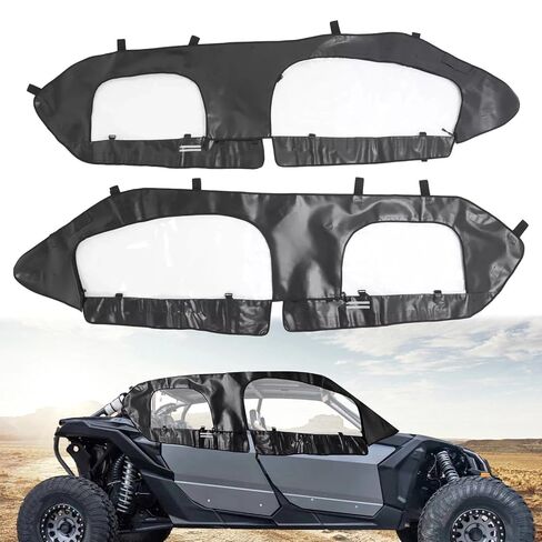 مجموعة حاوية الباب العلوي الناعمة UTV لـ X3 Max Turbo DS RS 2017-25، بديل لـ Can Am Maverick OEM in Kuwait