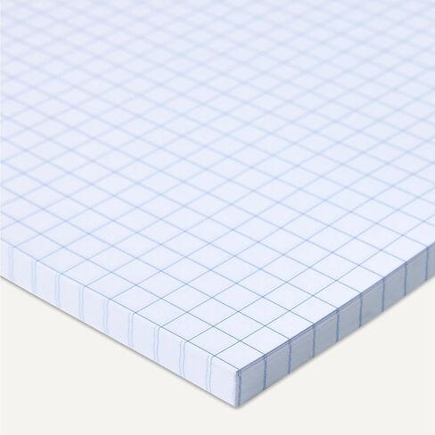 Amazon Basics Loose Leaf Paper, Graph Ruled Paper, 3 Hole Punched, 100 Sheets, 11" x 8.5", 6 pack, White in Saudi Arabia