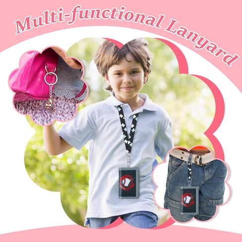 sundee Kids' Wallets for Boys and Girls, Trendy and Functional with Eye - Catching Charms and Matching Lanyards in Multiple Themes - Ideal for Every Little Explorer's Storage Needs-Baseball in Saudi Arabia