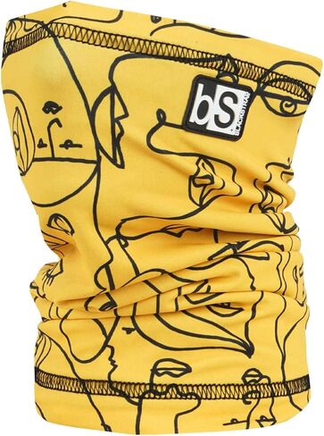 BLACKSTRAP Kids Dual Layer Tube, Cold Weather Neck Gaiter (Faces Yellow) in Saudi Arabia