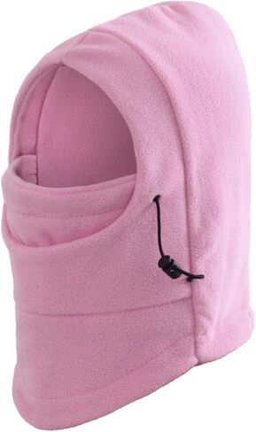 DARCHEN Kids Children's Balaclava Hat Fleece Ski Face Mask Winter Cap Adjustable Double Neck Warmer in Saudi Arabia