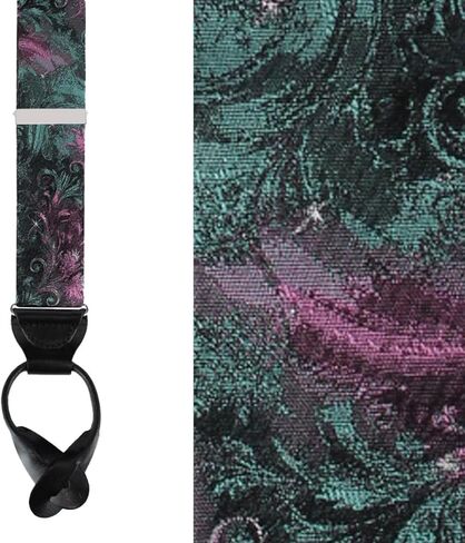 Trafalgar Men's The Arcane Storm Silk Button End Novelty Braces (Suspenders) in Saudi Arabia