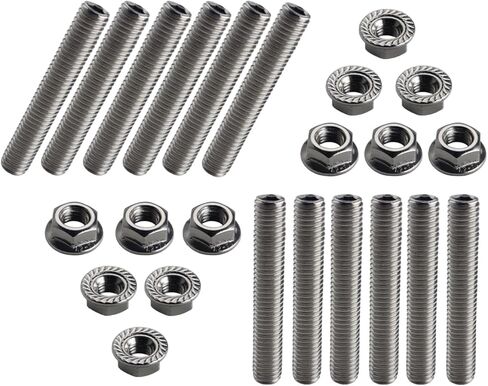 DEWHEL Stainless Steel LS Header Stud Kit Bolts For LSX LS2 LS3 LS6 LS7 4.8 5.3 6.0 6.2L in Saudi Arabia